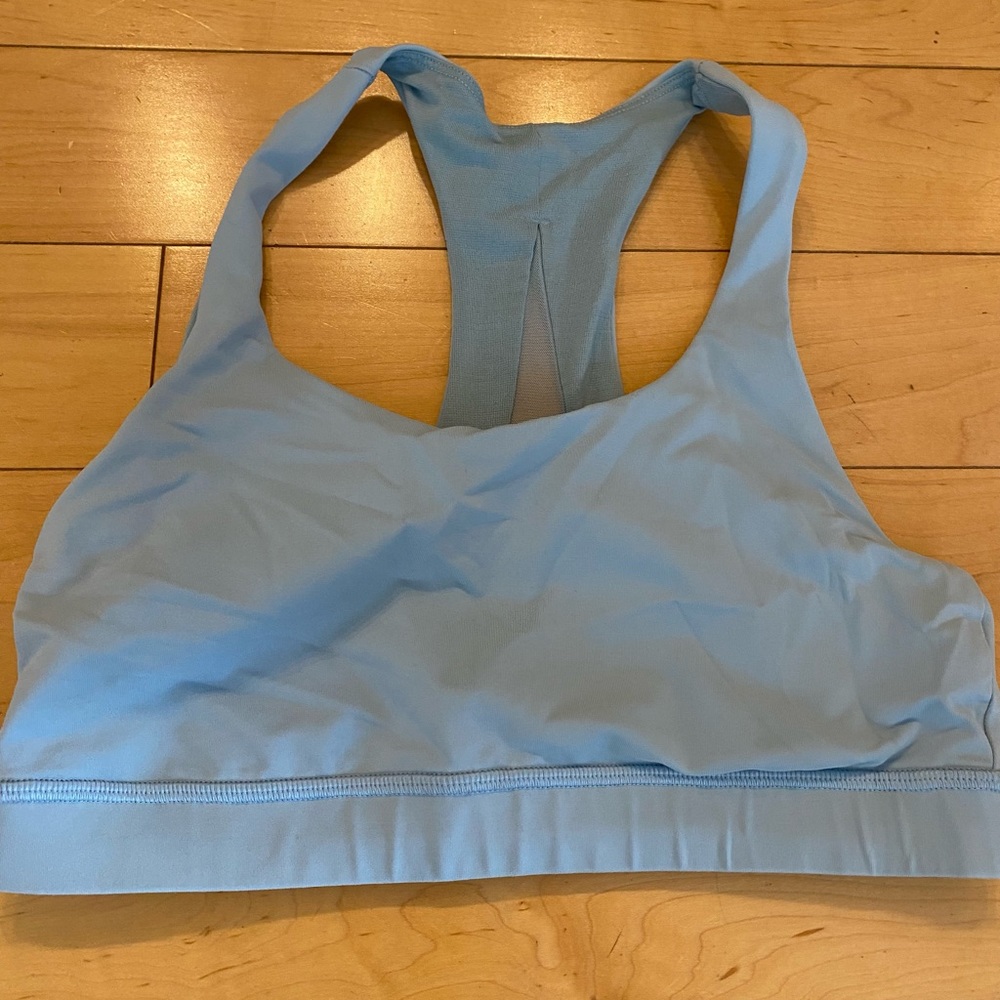 Blue Lululemon sports bra Size 6